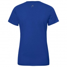 Head Tennis Shirt Club Lucy (Mixed Fabric) Royal Blue/White Women